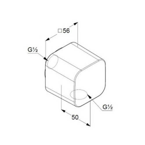 Шланговое подключение Kludi A-QA, 6554043-00
